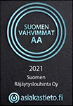 Suomen Räjäytyslouhinta Oy - Suomen Vahvimmat 2021